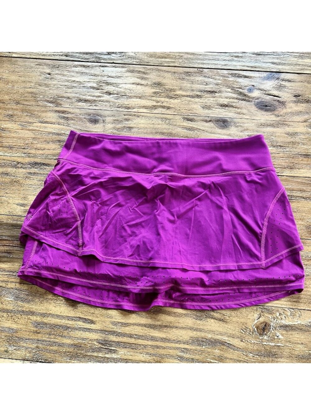Athleta XL Fuchsia Skort Athletic Tennis Running Golf Skirt Built In Shorts